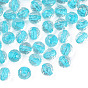 Transparent Acrylic Beads, Round, Faceted