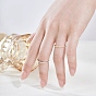 925 plata esterlina anillos de dedo, anillo apilable, con circonita y 925 sello para mujer, real 18k oro/chapado en platino