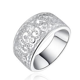 Latón elegante de la vendimia del estilo ahueca los anillos de metal
