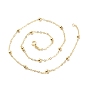 Ожерелье из латунных спутниковых цепей для женщин, без кадмия и без свинца