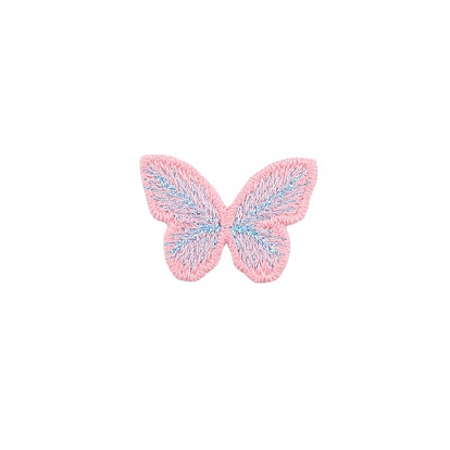 Polyester Butterfly Cabochons, for Hair Accessories Making