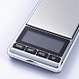 Портативные цифровые карманные весы, 500 г / 0.01 г в мини-шкале на грамм и унцию, ювелирная шкала, без батареи