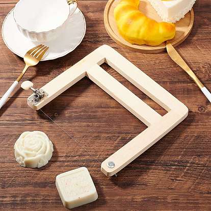 Outils de coupe de savon de bois, avec coupe-fil en acier, pour l'outil de fabrication de savon diy