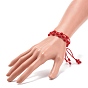 Pulsera de cordón de nudo trenzado de nailon de tamaño 3 piezas 3, pulseras ajustables de la suerte para niños
