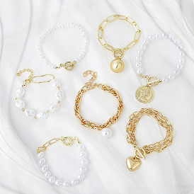 Bracelet de perles minimaliste pour femme - bijoux au design tendance et unique