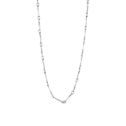 Shegrace 925 collares de cadena de plata esterlina, con sello s925