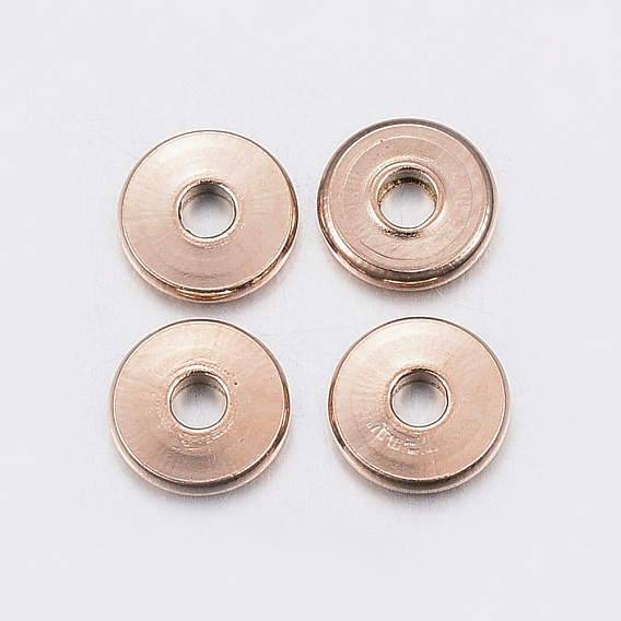 Placage ionique (ip) 304 billes d'espacement en acier inoxydable, donut