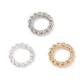 Brass Soldered Jump Rings, Closed Jump Rings, Twist Ring