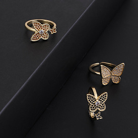 Butterfly Ring Cool Minimalist Fashionable Statement Jewelry for Women's Index Finger