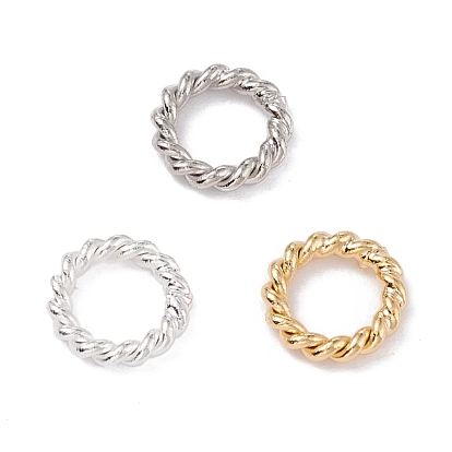Brass Soldered Jump Rings, Closed Jump Rings, Twist Ring