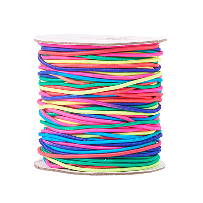 Round Elastic Cord, with Nylon Outside and Rubber Inside