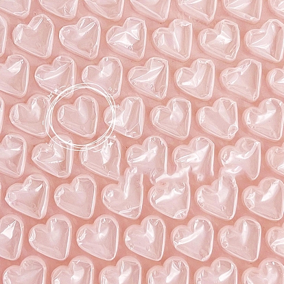 Bolsas de plástico para paquetes, anuncio publicitario de burbujas de corazón, Rectángulo