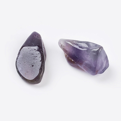 Amethyst Chips Floating Charms Fit Floating Locket Pendants, No Hole/Undrilled, 5~8mm