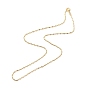 Brass Ball and Column Link Chains Necklace for Women, Cadmium Free & Lead Free