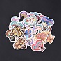 49Pcs Cat and Dog PVC Self Adhesive Stickers Set, Waterproof Heart Shaped Decals for Water Bottles, Laptop, Luggage, Cup, Computer, Mobile Phone, Skateboard, Guitar