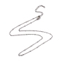201 Stainless Steel Satellite Chain Necklace for Men Women