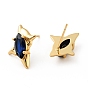 Boucles d'oreilles clous étoile zircone cubique, bijoux en laiton pour femmes, sans cadmium et sans nickel et sans plomb