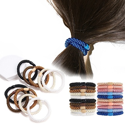 Elastic Fibre Hair Ties, for Girls or Women