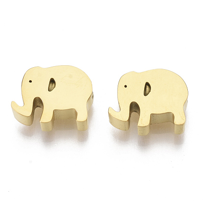 304 Stainless Steel Beads, Elephant