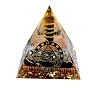 Генераторы энергии смолы оргонитовой пирамиды, Рейки, обернутая проволокой, натуральный тигровый глаз, пуля и драгоценный камень внутри, для домашнего офиса