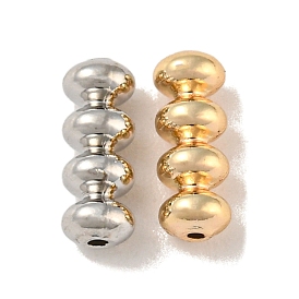 Perles en laiton, 4-perles rondelles