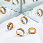 Unicraftale 4шт 4 стиль гордости перстни, кольцо из титановой стали с красочной полосой для женщин