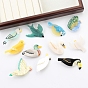 Cute Cellulose Acetate(Resin) Alligator Hair Clips, Hair Accessories for Girls