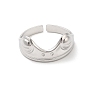 Ионное покрытие (ip) 304 кольца манжет из нержавеющей стали, открытые кольца в виде лягушки для женщин