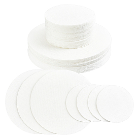Benecreat 50 шт 2 стили поделки из керамического волокна, плоско-круглые