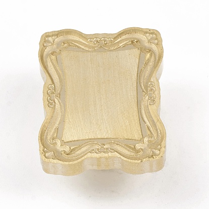 3D Embossed Photo Frame Brass Wax Seal Stamp Head, for Scrapbooking Cards Envelopes Wedding Invitations Gift