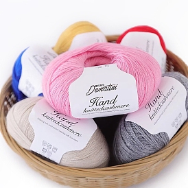 Fil de laine pour chapeau pull, 4-fils de laine pour tricoter des fournitures de crochet