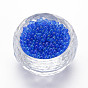 Bricolage nail art decoration mini perles de verre, minuscules perles de clou de caviar, de couleur plaquée ab , ronde