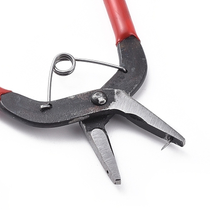 Carbon Steel Jewelry Pliers, 1mm Small Hole Punch Pliers