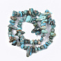 Natural Imperial Jasper Beads Strands, Dyed, Chip