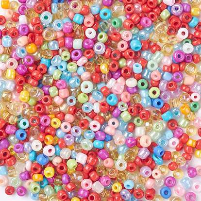 Glass Seed Beads, Mixed Style, Round