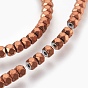 Electroplated Non-magnetic Synthetic Hematite Bead Strand, Rondelle, Faceted