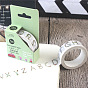Letter Pattern Decorative Paper Tapes, Adhesive Tapes, for DIY Scrapbooking Supplie Gift Decoration