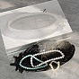 Moules en silicone de plaque de bijoux bricolage plume, pour la résine UV, fabrication artisanale de résine époxy