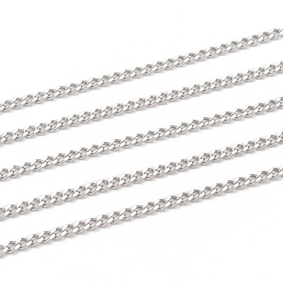 304 de acero inoxidable cadenas del encintado, con carrete, sin soldar, para la fabricación de la joyería