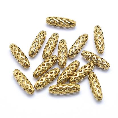 Brass Filigree Beads, Lead Free & Cadmium Free & Nickel Free, Rice