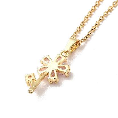 Collier pendentif fleur de vie zircon cubique et boucles d'oreilles diamant, or 304 ensemble de bijoux en acier inoxydable pour femme