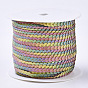 Ornament Accessories Plastic Paillette Bead Strands, with Glitter Powder, Sequins Trim, Flat Round