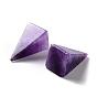 Natural Amethyst Beads, Cone, Undrilled/No Hole Beads