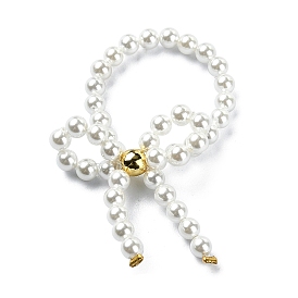 Bagues en perles de coquillage en forme de nœud papillon pour femme