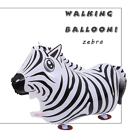 Ballons en aluminium sur le thème des animaux, pour les décorations de fête d'anniversaire