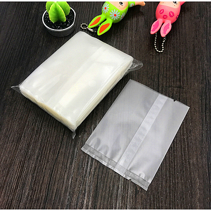 Rectangle Frosted Plastic Cellophane Bags, for Bake Packaging