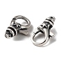 925 Thailand Sterling Silver Lobster Claw Clasps, Star