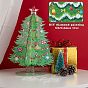 Diy Рождественская елка дисплей декор наборы алмазной живописи, включая пластиковую доску, смола стразы, ручка, поднос тарелка и клей глина