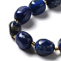 Natural Lapis Lazuliib Beads Strands, Oval
