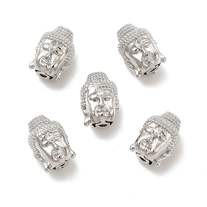 Perles de cubes zircone en laiton , Bouddha